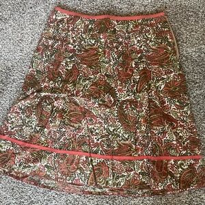 AT Floral Swirl Skirt